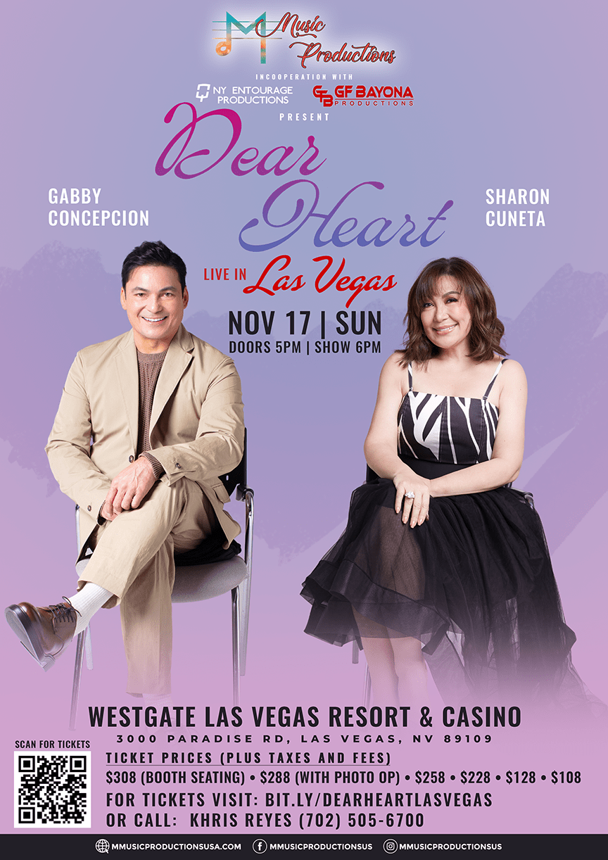 Read more about the article Dear Heart live in Las Vegas | Gabby Concepcion and Sharon Cuneta